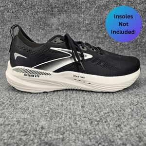Brooks Glycerin 22 GTS Mens Size 12 Black Grey White Athletic Road Running Shoes